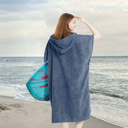 Surf toalla Poncho UNISEX-Secado rapido